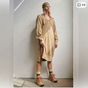 Free People Movement NWOT Hooded Sweatshirt Dress